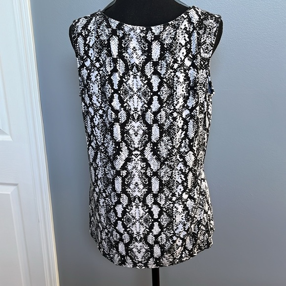 Calvin Klein Snakeskin Print Tank Top - Picture 3 of 10